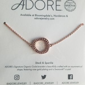 Beautiful ADORE stack and sparkle bracelet